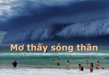 mơ thấy sóng thần